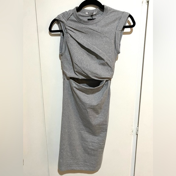 T By Alexander Wang Twist Cutout Dress New w Tags - Picture 3 of 7